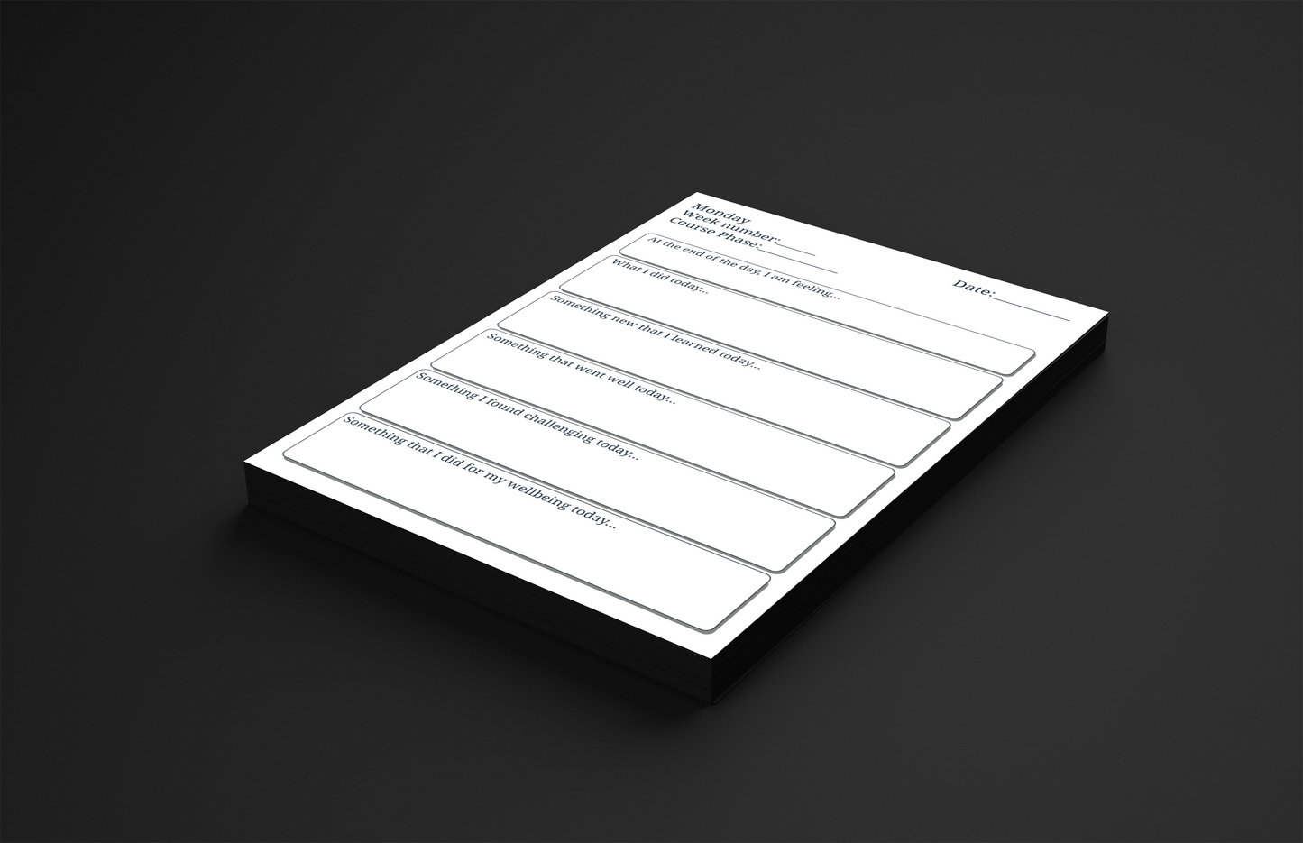 Becoming a Teacher: A Daily Reflective Journal for Trainee Teachers - Blue
